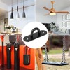 Dairzitv 2 PCS Stainless Steel Heavy Duty Ceiling Hooks with