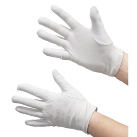 Sandai Cotton Gloves Unisex Set, 40 Cotton, Smooth, Gusset, Quality, Management, Cotton, Thin, Comfortable, Inner Gloves, Events, Taxi, Driving, Work, Transportation, Cleaning, Inspection, Dozen LL,