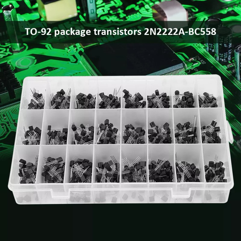 generic Transistor Npn Pnp A 92 2n2222a-bc558 840 Piezas Bricolaje
