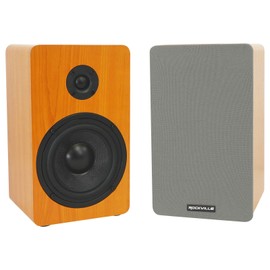 Universal Pair Rockville RockShelf 58C 5.25" Home Bookshelf Speakers+Adjus