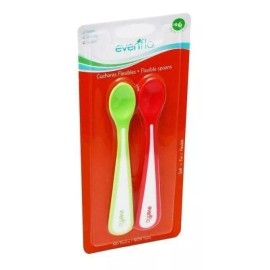 Evenflo Cucharas De Bebe Flexibles Evenflo 7954 Suaves 2 Piezas