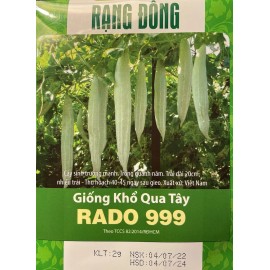 Rang Dong Rare 2-gram Giong Kho Qua Tay, 8 White Serpent Snake Gourd Seeds; Buag Ngu Naga