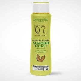 Q7Paris Deep Brightening Almond Lotion | Ultimate Skin Solution for Hydration, Brightening, helps to restore Acne Scars | Suitable for All Skin Types - 300ml