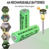 Ni-Mh AA 300mAh 1.2V Solar Light Rechargable Batteries 10 Pack,1.2