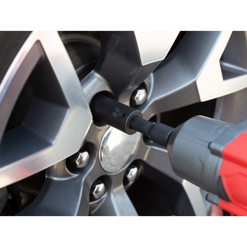 TEKTON 1/2 Inch Drive Impact Lug Nut Socket Set with