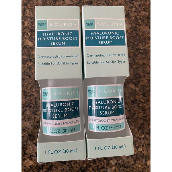 New Trader Joe's Nourish Hyaluronic Moisture Boost Serum 1 fl