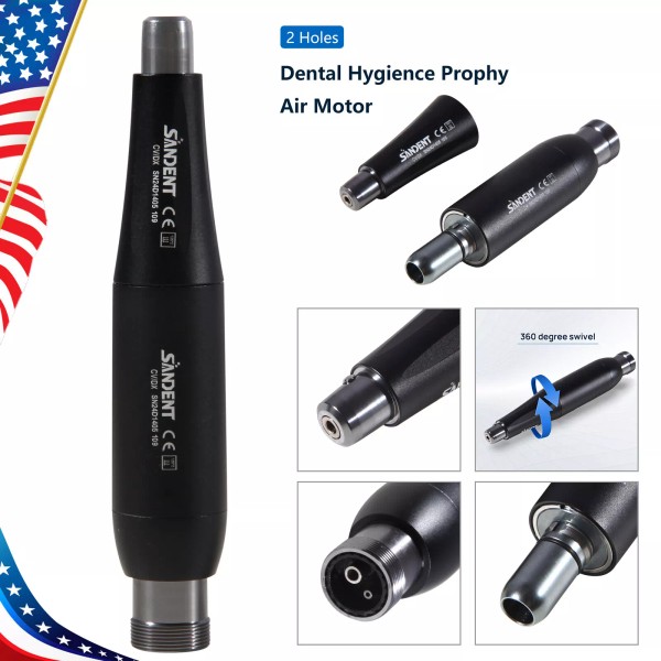 Sandent Premium Plus Dental Hygiene Prophy Handpiece Air Motor 2Holes