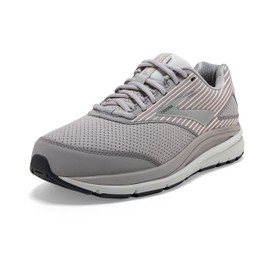 Brooks Women's Addiction Walker Suede Walking Shoe - Alloy/Oyster/Peach - 5.5 Wide