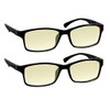 TruVision Readers Computer Reading Glasses 9601-2-Black-2.25