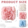3 Pcs Washcloth Loofah Combo - 2 in 1 Bath