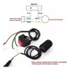 2 Par Faros Luces Led Para Motos Auto Doble Color
