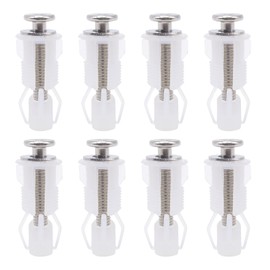 EUPSIIU 8 Piece Toilet Seat Attachment, Toilet Seat Fixed, Screws for Toilet Seat, Expansion Bolt Set, Universal Toilet Seat Attachment Set for Toilet Lid