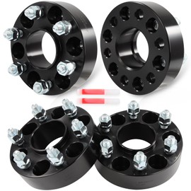 OCPTY 4PCS 6x4.5 Wheel Spacers 1.5" 12x1.25 Studs 66.1mm Hub Bore Forged Hub Centric Wheel Spacers 6 lug fit 2005-2022 for Nissan Frontier 2005-2012 for Nissan Pathfinder