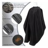 GEQIO Capas De Corte De Pelo Mandil Peluqueria Impermeable 4pzs