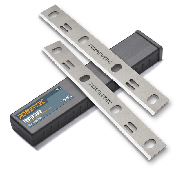 POWERTEC 6 Inch Jointer Blades for Performax 90237 Jointer, Set