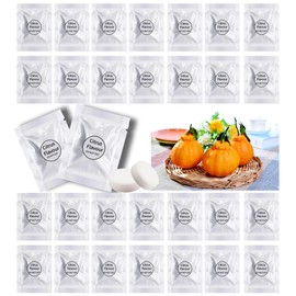Car Air Freshener Refills, 30 Pcs Individual Package Car Air Vent Clip Replacement Pads Solid Fragrance Scent Air Freshener Refill Tablets (Tangerine)