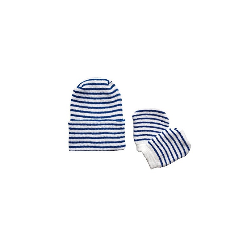 Nurses Choice Newborn Baby Navy & White Striped Hospital Hat