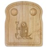 Azeeda 'Mole Digging with Shovel' Wooden Breakfast Board (WB00084719)