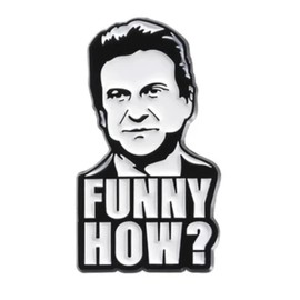 Goodfellas Joe Pesci Tommy DeVito Funny How? Quote Mob Mafia Film Movie 1.2" Enamel Pin Badge, 1.2 Inches, Enamel, enamel