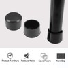sourcing map Rubber Furniture Caps 32mm Inner Diameter Round Table