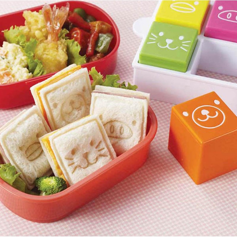 Torne P-3631 Bread Cutter Mold Animal Cube, Makes Mini Sandwiches
