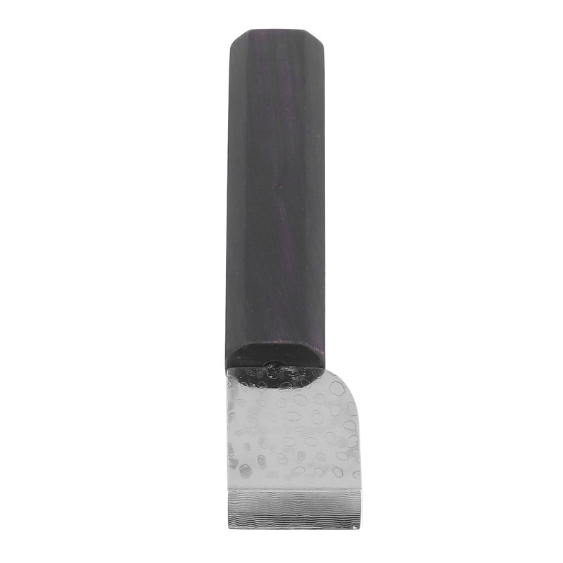 Leather Skiving Knife Flat Mouth Ergonomic Wooden Handle DIY Hand