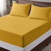 EV Dekor®MF123 Fitted Sheet Single, Ochre Yellow - Deep Pocket