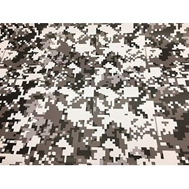 Cutting Sheet/Camouflage Pattern 60.9 x 11.8 inches (152 x 30 cm) Digital Black and White Camouflage Wrapping Sheet Sticker Camouflage