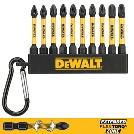 DEWALT DT7276 Pozi Bit Keyring 10 Piece