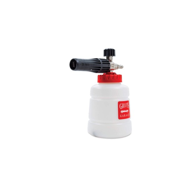 Griot's Garage BF302 The BOSS Foam Cannon - For Use With Pressure Washers, High-Foam Output, Adjustable Nozzle, 9 x 5 x 7.5 inches, White