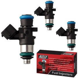 MACAX Set of 3 Fuel Injectors JSN180E Replacement Compatible with Smart Fortwo 2008-2015 1.0L L3 - Replaces 1320780223 1465A129 EAT307