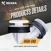 Rexka 20pcs Wheel Opening Molding Clip Retainer Compatible with Ford