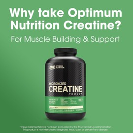 Optimum Nutrition Micronized Creatine Powder Unflavored 1.32 lb 600g