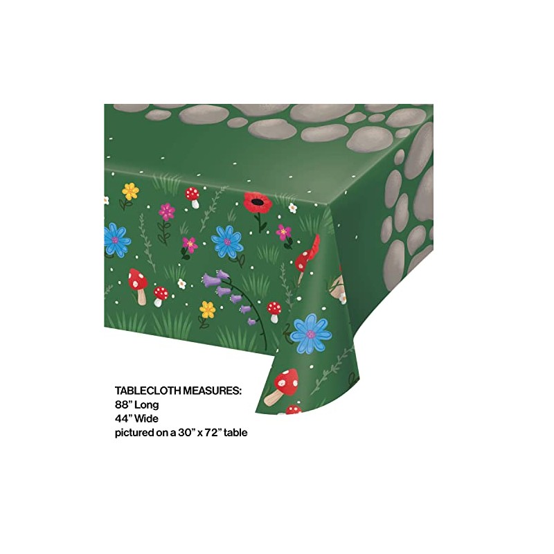 Trendware Party Gnomes Paper Tablecloth, 3 ct