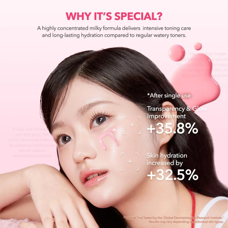 Trio Facial Serum Toner Lechoso Mascarilla Aprilskin Txa 99%