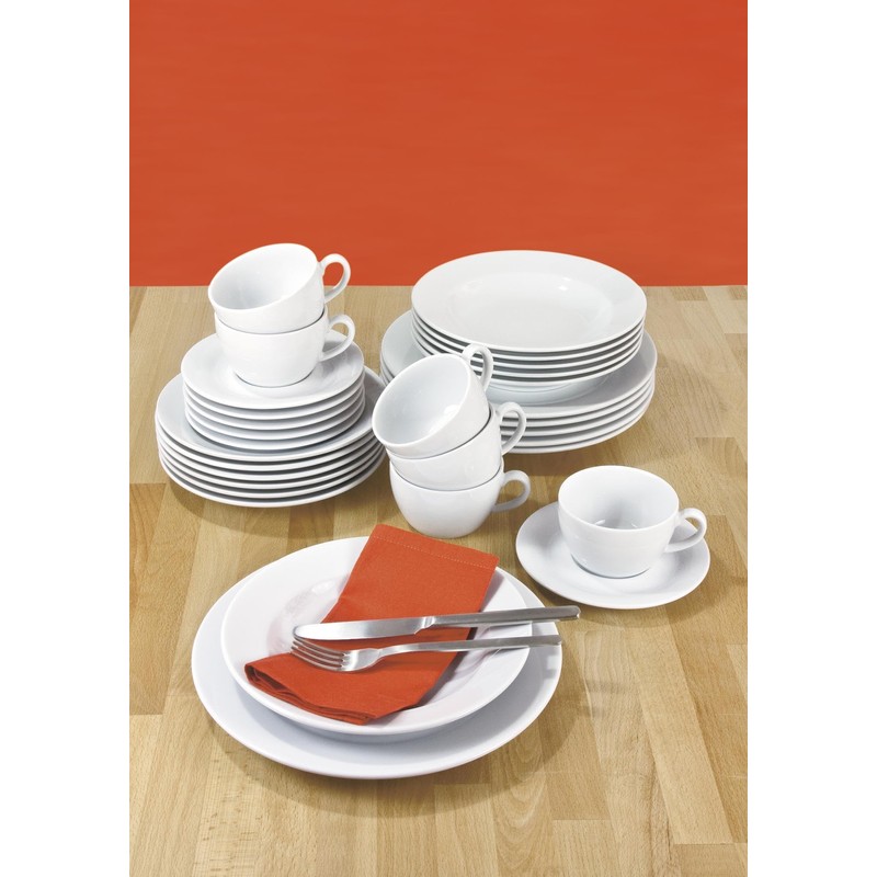 Pronto Egg Cup with Base [Set of 6] Colour: White