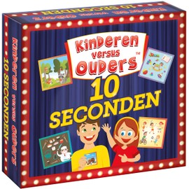 Children vs Parents. 10 Seconds Party Board Game Quiz About Family Game Travel Game