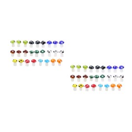 OSALADI 50pcs Cartoon Mushroom Pendants for Jewelry Making Earring and Necklace Craft Supplies Fun Decorative Accessories for Creative Projects