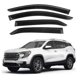 IG Window Visor for GMC Terrain 2018-2023, Rain Guard Tape-On Extra Durable Sun Wind Side Vent Window Deflector, 2018 2019 2020 2021 2022 2023