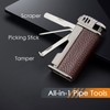 Urgrette 3 in 1 Pipe Lighter Butane Angled Soft Flame