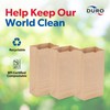 Duro 6# Brown Paper Lunch Bags 500 Count - Bulk
