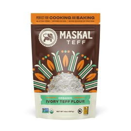 Maskal Teff Organic Ivory Teff Flour, 14 Ounce