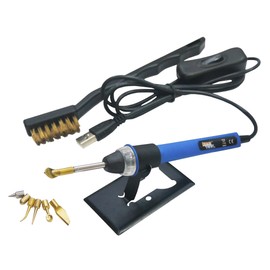 KINGTOOL 3D Printing Smoothing Tool Kit, 3D Printing Modify Finishing Tool, Cleaning Needle, Scarper (USB Powered) (Ultramarine)