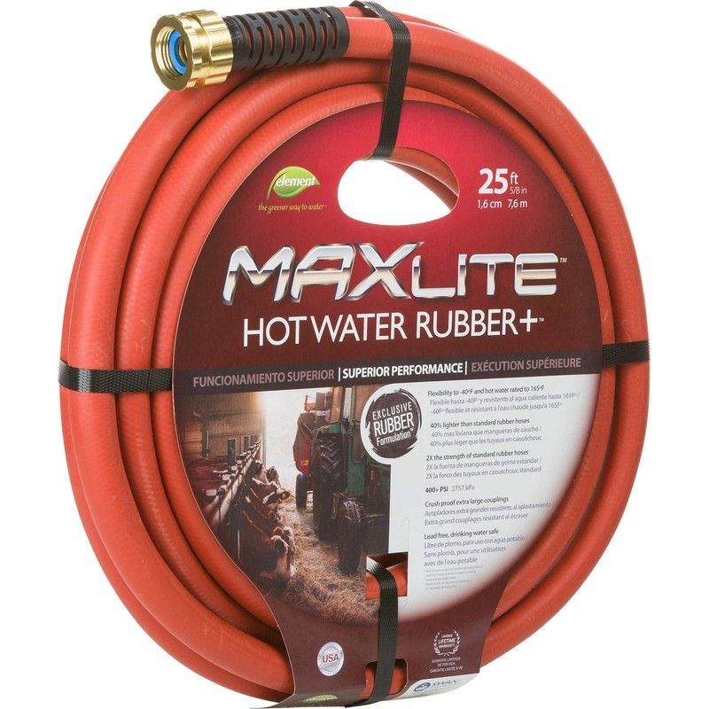 Swan Products CELSGHW58025 Element MAXLite Hot Water Rubber+ Hose with