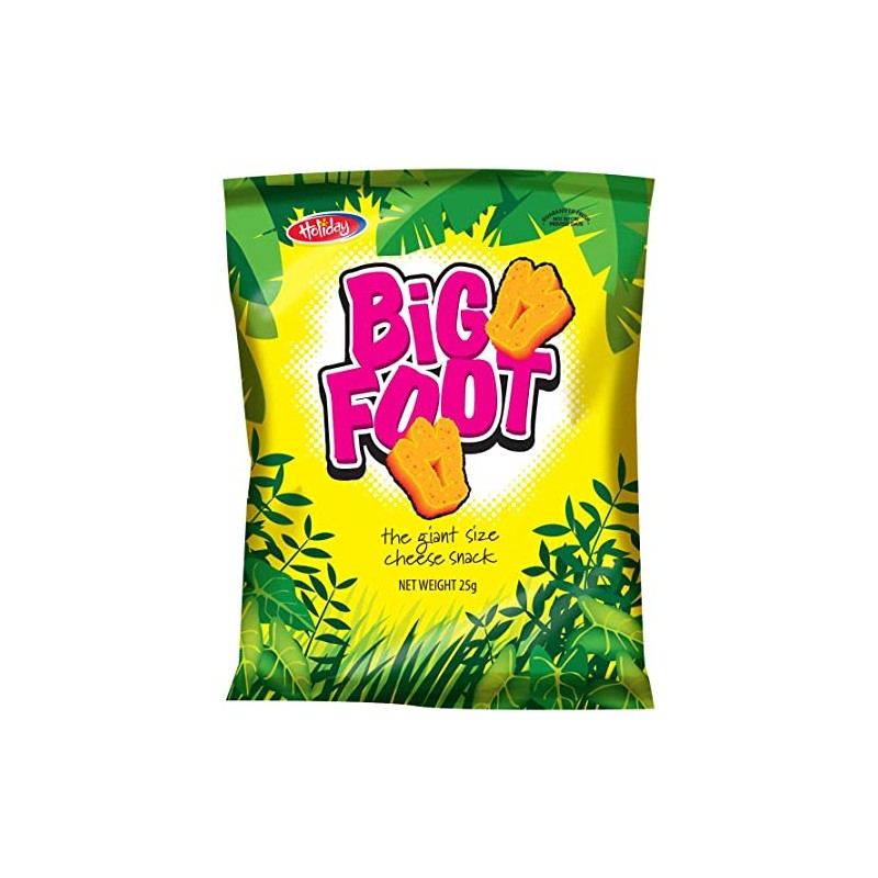 Holiday Big Foot, The Giant Cheese Snack, 0.8 Oz, Pack