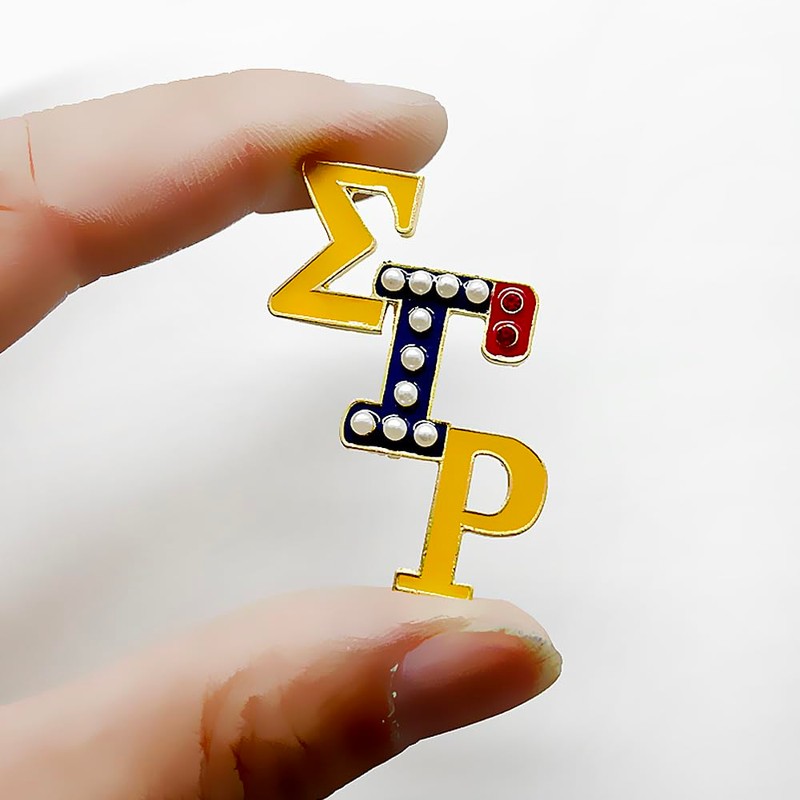 Exquisite SIGMA GAMMA RHO Sorority Society SGR Letter Enamel Metal