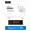 Team USB Memory 512GB USB3.2 Gen2 USB Type-A Type-C Dual