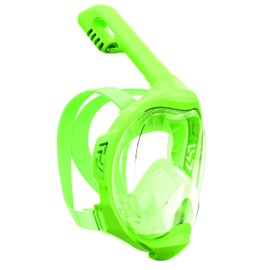 Kids Snorkel Mask Full Face, Full Face Snorkel Mask for Kids, 180 Degree Panoramic View Snorkeling Gear for Kids, Kids Snorkeling Set Anti-Fog Anti-Leak