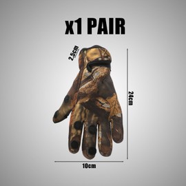OAAO 1 Pair of Fishing Gloves, Non-slip Gloves, Off-Road Gloves, Gifts for Outdoor Enthusiasts, Outdoor Sports Accessories, Waterproof Fingerless Gloves, Suitable for Outdoor Sports and Camping