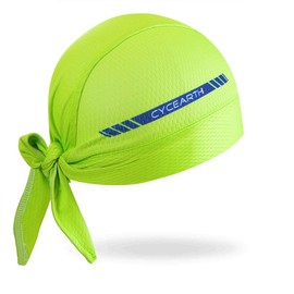 CYCEARTH Cycling Headscarf Dew Rag Men Skull Caps Hood Cool Head Bandana Hat Wrap Doo Rag Summer Green
